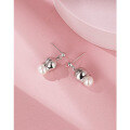 wholesale 925 Sterling Silver Lily of the Valley Pearl Earrings for Women, Small and Exquisite Luxury High-End Flower Earrings, New Arrival-0-3