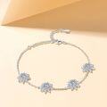 wholesale 925 Silver New Sunflower Star Bracelet, Small Batch Luxury Brand Pure Silver Hand Jewelry Ins Wholesale-0-2