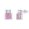 wholesale S925 Sterling Silver Cross-Border New 8A Ice-Cut Zircon Inlaid Perfume Bottle Design Women's Earrings, Ready for Wholesale-0-6