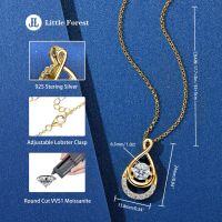 S925 Sterling Silver Butterfly Moissanite Layering Necklace-Style O [Clearance Sale - Free Shipping] Gold  925 Silver