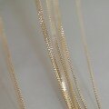 wholesale S925 Sterling Silver Super Sparkle Classic Versatile Side Collarbone Chain Minimalist Ultra-Thin Adjustable Plain Chain Y01921-0-2