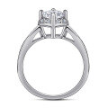 wholesale S925 silver SKA cross-border best-selling accessories women's micro-inlaid carat simulated diamond ring-0-2