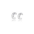 wholesale S925 Sterling Silver No-Piercing Ear Cuff Women's New French Style Earrings High-End Sense Elegant Integrated Ear Clip-0-4