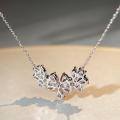 wholesale 925 Sterling Silver Flower Necklace for Women, Fashionable and Versatile Minimalist HW Style Collarbone Chain for Cross-Border Live Streaming Wholesale-0-3