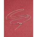 wholesale 925 Sterling Silver Chopin Chain Necklace for Women, Universal Pull Chain, Simple Chain, Collarbone Chain, Sweater Chain, DIY Small Hole Pin Pendant-0-8