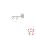 wholesale S925 Sterling Silver 18G Flat Head Push-Pin Cartilage Ear Stud, Popular in Europe and America for Ear Piercing-0-15