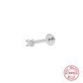 wholesale S925 Sterling Silver 18G Flat Head Push-Pin Cartilage Ear Stud, Popular in Europe and America for Ear Piercing-0-19