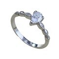 wholesale 925 Silver New 4*6mm High Carbon Diamond Teardrop Ring, Fashionable and Versatile, Exquisitely European-American Style for Live Stream Drop Shipping-0-4