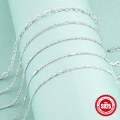 wholesale S925 Sterling Silver Cross Brushed Long Chain Link Women's Bracelet DIY,INS。-0-1