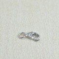 wholesale 925 Sterling Silver Rose Gold Plated Teardrop Clasp Necklace Spring Lobster Clasp Bracelet DIY Jewelry Findings Wholesale-0-8