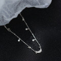 wholesale Sterling Silver Star Moon Bracelet Ins Niche Design Trendy Star and Moon Hand Jewelry Student Best Friend Retro Accessories-0-3
