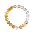 wholesale Metal material stacking bead bracelet pastoral style white sugar crystal citrine bracelet best friend birthday gift wholesale-0-4