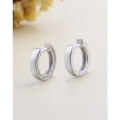 wholesale 925 Sterling Silver Hoop Earrings for Women, Minimalist Ear Cuffs, Unisex Simple and Advanced Ear Accessories-0-0