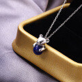 wholesale 925 Silver Cartoon Animal Sweater Chain Women's Koala Necklace Bear New Style Internet Famous Versatile Pendant Simple Two-Tone Option-0-2