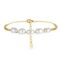 wholesale S925 sterling silver GPB collection French Baroque natural freshwater pearl women's high-end bracelet wholesale-0-54