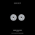 S925 Sterling Silver Full-Drill Zircon Vintage-Inspired Stud Earrings, Wholesale-0-4