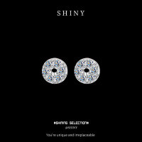 S925 Sterling Silver Full-Drill Zircon Vintage-Inspired Stud Earrings, Wholesale.-S925 Sterling Silver  925 Silver