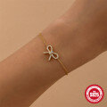 wholesale 925 Sterling Silver New Bow Zircon Bracelet,Ins。-0-2