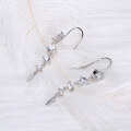 wholesale S925 Sterling Silver Diamond Earrings, Classic Elegant Fashion Banquet, Cross-Border Direct from Manufacturer-0-3
