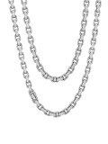 wholesale S925 silver new cross-border best-selling moissanite Cuban chain necklace, hip-hop style live-streaming hit, sourced directly from factories for wholesale-0-6