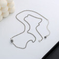 wholesale S925 Sterling Silver Minimalist Retro Crown DIY Necklace Trendy Street Style Design Statement Necklace-0-2