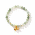 wholesale S925 Sterling Silver Guofeng Small Fresh Style Jade Lily of the Valley Bracelet for Women, Niche Literary Play Jewelry-0-4