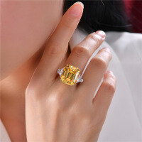S925 Sterling Silver Geometric Square Wedding Ring for Women, Ins Style Clearance with Free Shipping.-Style C [Clearance Sale with Free Shipping]  US Size 7