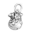 wholesale Sterling Silver S999, Thai Silver, Auspicious Knot Peace Lock, Fortune Character Coin, Fortune Bag Pendant, DIY Crystal Bracelet, Pure Silver Accessories-0-6