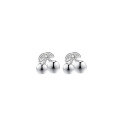 wholesale 925 Sterling Silver Small Cherry Earrings For Women, Minimalist And Dainty, Hypoallergenic For Freshly Pierced Ears-0-0