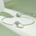 S925 Sterling Silver Zirconia Full Tennis Bracelet with Dazzling Pavé-0-18