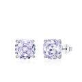 Silver 925 Rose-Cut Flash Diamond Stud Earrings, Wholesale-0-8