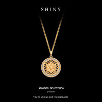 S925 Silver Esoteric Compass Pendant Necklace, Hypoallergenic Tarnish-Resistant-S925 Sterling Silver Gold  925 Silver