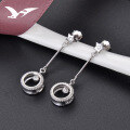 wholesale S925 Sterling Silver Star Earrings for Women, Ins Style Geometric Hoop Fashion Minimalist Wholesale Jewelry-0-0