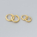 wholesale S925 Sterling Silver Fresh Sweet Ins Style Niche Design Irregular Concave-Convex Ear Clasp M05807-0-2