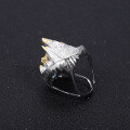 wholesale S925 Silver Designer Chinese Style Exaggerated Ring, Shan Hai Jing Series Inlaid with Natural Gemstones-0-3