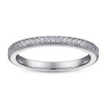 wholesale Best-selling cross-border e-commerce index finger ring jewelry S925 sterling silver micro-inlaid zircon ring for women, wholesale from the original manufacturer-0-5