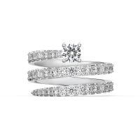 wholesale S925 Silver New Zircon Snake Multi-Layer Spiral Coiled Ring for Cross-Border-R1336 Ring Adjustable opening