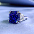 wholesale S925 silver new 13*13mm royal blue high-endins-0-2