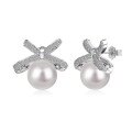 wholesale S925 Sterling Silver Earrings Necklace Ring for Women with Freshwater Pearls, Shell Pearls, and Zirconia, Designed for Fashionable and Elegant Jewelry-0-7