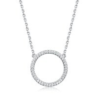 wholesale 925 Silver Single Zircon Necklace, High-End Exquisite Ins Style Socialite Fashion Necklace, Elegant Design Sophisticated Collarbone Chain-15mm diamond necklace>925 silver
