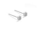 wholesale Sterling Silver S999 Ear Piercing Earrings for Women, Pure Silver Small and Mini Double-ended Ear Studs, Cartilage Ear Studs, Minimalist Ear Piercing Needle Ear Accessories-0-20