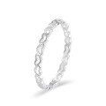 wholesale S999 solid silver minimalist plain closed ring for women, small batch design, new trendy personalized sterling silver band-0-5