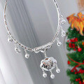 wholesale 999 Pure Silver Baifu Longevity Lock Necklace, Baby Necklace, Children's Silver Lock, Peace Lock, Infant Full Moon and First Birthday Gift-0-6