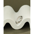 wholesale S925 Sterling Silver Minimalist Twisted Smooth Band Ring for Women, AR2222 Korean Version Versatile Spiral Design-0-1