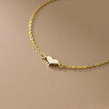 wholesale S925 Sterling Silver Mini Smooth Heart-shaped Simple Live Streaming Source Bracelet S5086-0-3