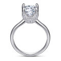 wholesale S925 Sterling Silver Cross-Border Foreign Trade Hot-Selling Simple and Fashionable Classic Four-Paw Zirconia Women's Diamond Ring Wholesale-0-2