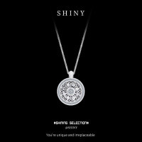 S925 Silver Eight Treasures Compass Pendant Lotus Braided Necklace-S925 Sterling Silver  925 Silver