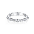 wholesale S925 Sterling Silver Full Eternity Band Ring with Zirconia, Full Circle of Diamonds-0-4