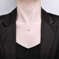 Sterling Silver S925 Simple Pearl Necklace for Women-0-1