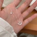 wholesale 925 Sterling Silver Women's Whale Necklace, Creative Forest-Style, Delicate and Minimalist, Luxury Trendy Collarbone Chain-0-0
